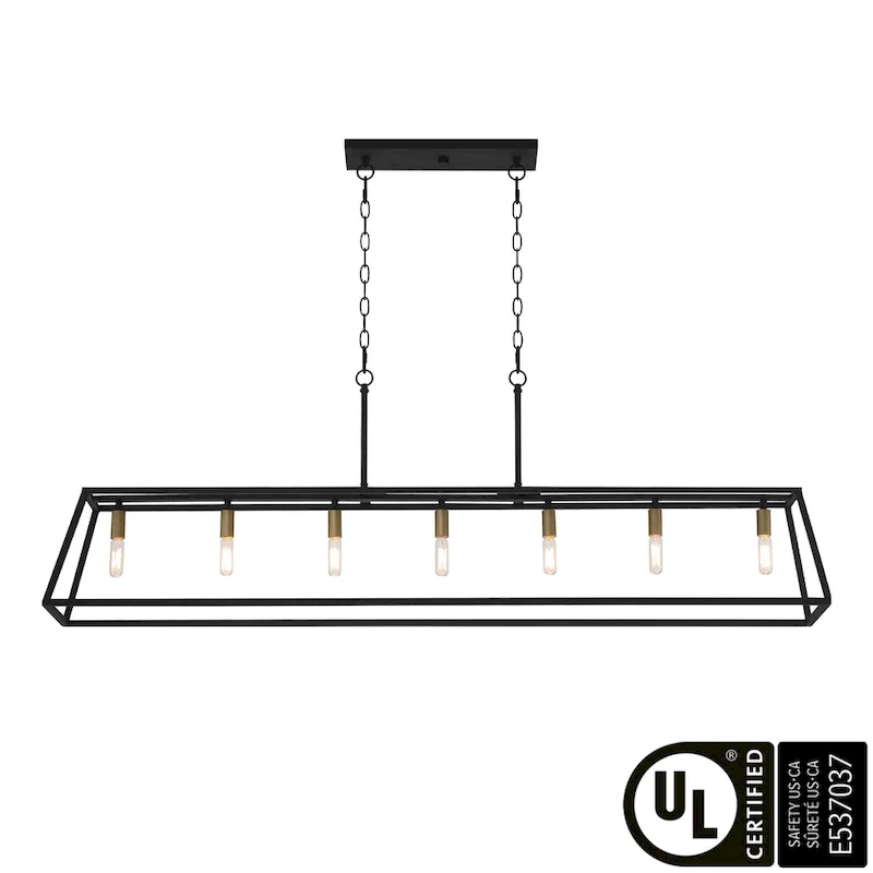 7-light Large Modern Farmhouse Kitchen Island Lighting - 55