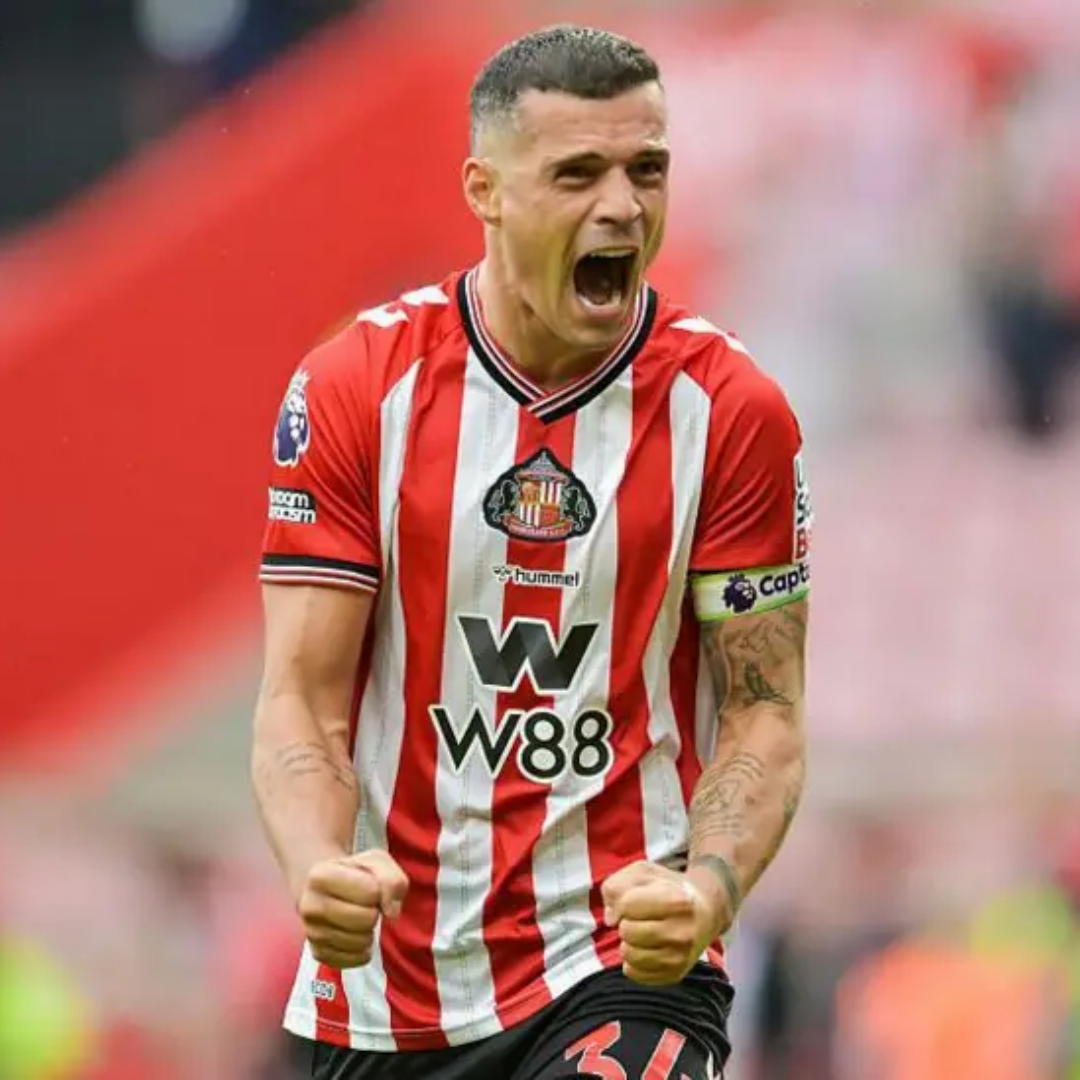 Xhaka #34 Sunderland Home Jersey 2025/26