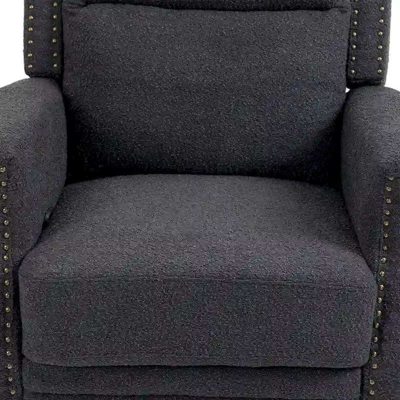 Swivel Manual Recliner Chair 360 Degree Leisure Arm Chair, Nursery Rocking Chairs