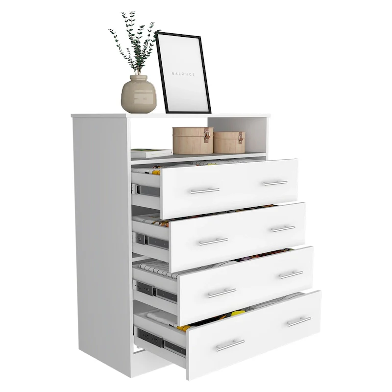 4-Drawer Dresser with Countertop