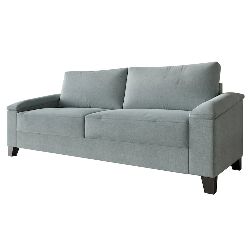 2.5-Seater Linen Sofa - Available in Beige, Grey, Blue