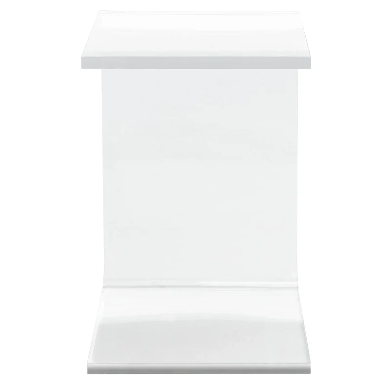 SAFAVIEH Willa Acrylic Clear Side Table - 13.5 W x 15.5 L x 20.4 H - 14Wx16Dx20H