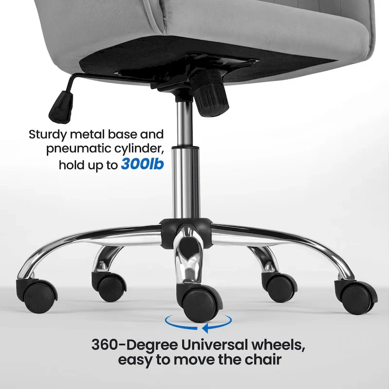 Height-Adjustable Swivel Office Chair