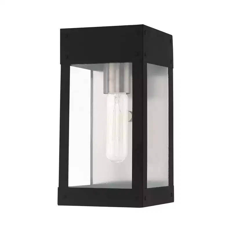 Livex Lighting Barrett 1 - Light Wall Light in Black