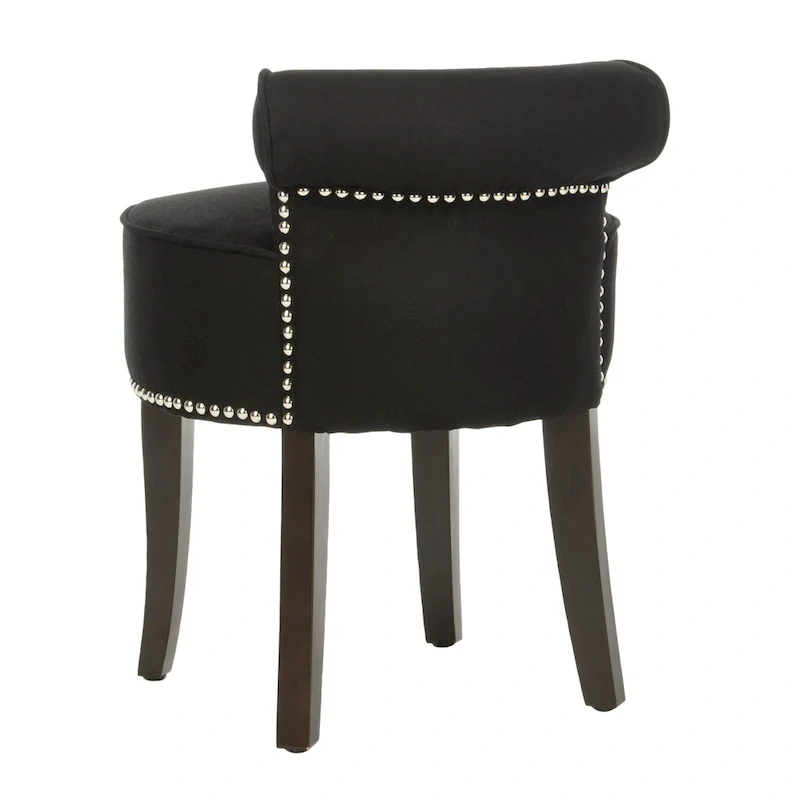 SAFAVIEH Aja Vanity Stool - 17.9 x 19 x 22.8 - 18Wx19Dx23H