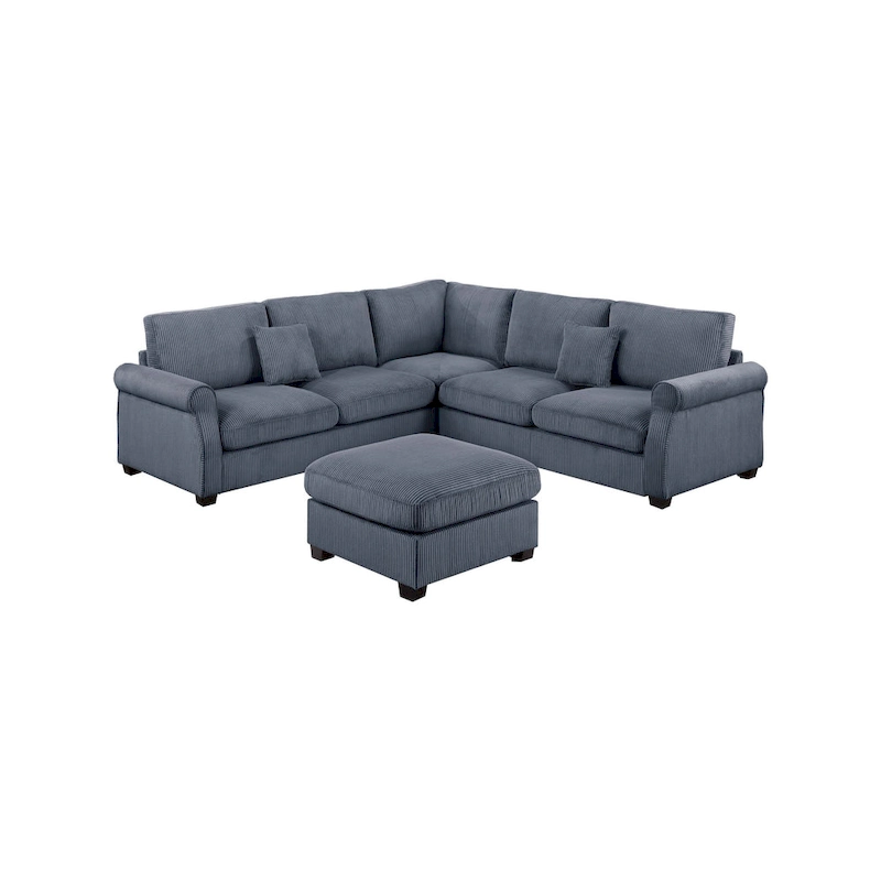 Poundex 4-pcs Sectional