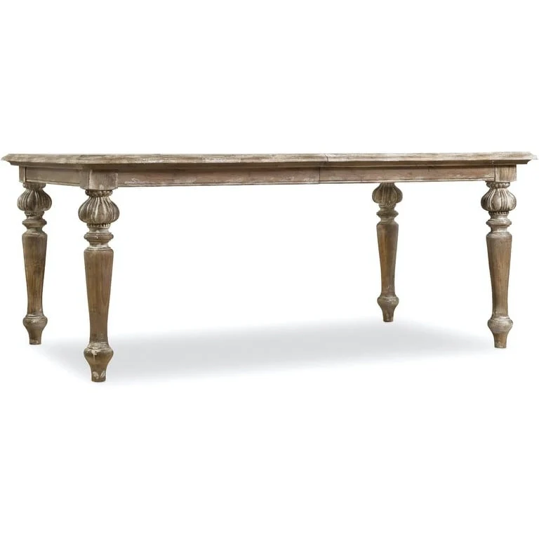 Extendable Antique Farmhouse Dining Table — 72