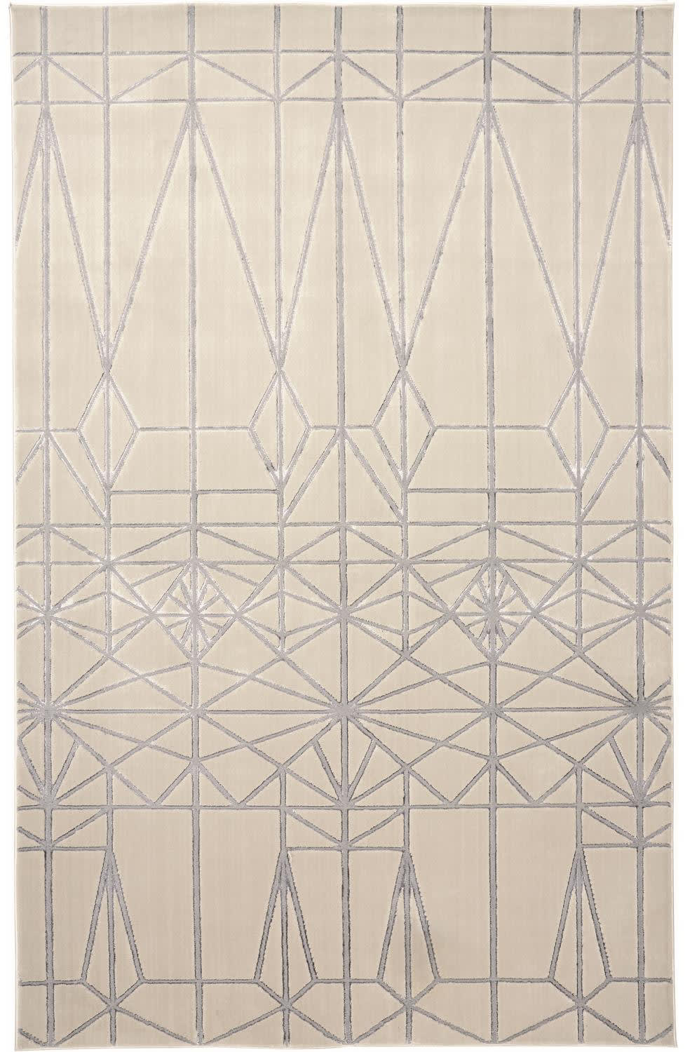 Micah Ivory/Silver Rug