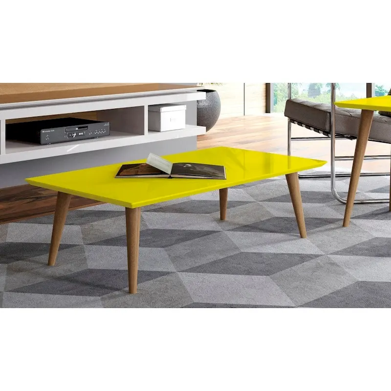 Utopia 17.52 High Rectangle Coffee Table with Splayed Legs