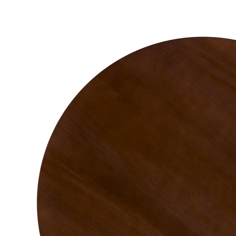 Middlebrook Designs 48 inch Round Slatted Wood Dining Table