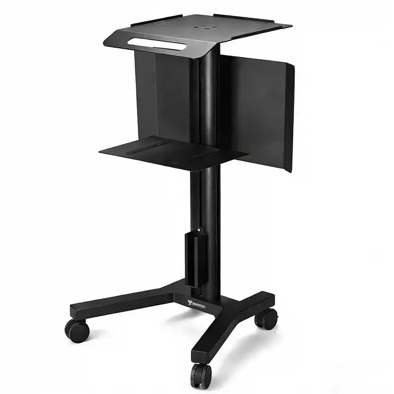 Yescom Mobile Laptop Cart Trolley with Front Display Panel for Lab Conference