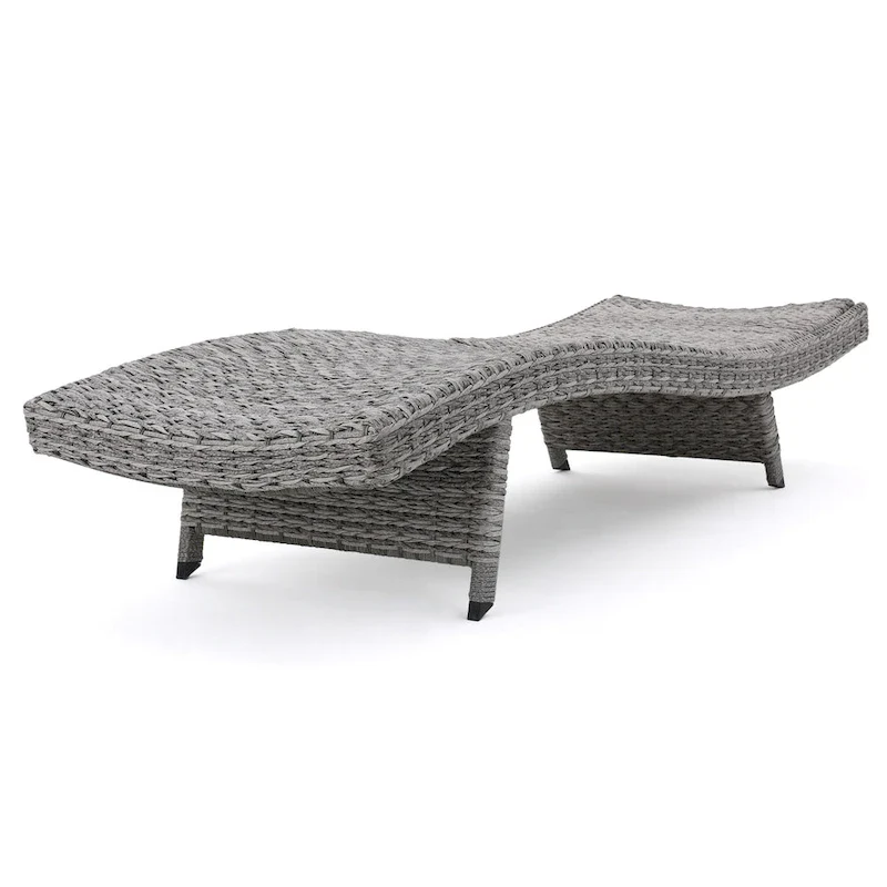 Crete Wicker Chaise Lounge