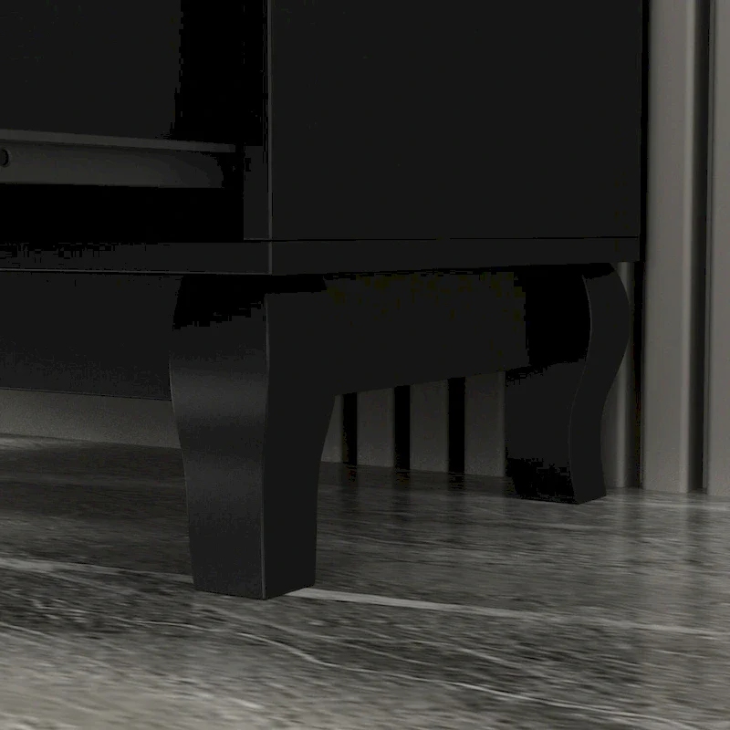 Timechee 5 Drawers Dresser Chests Chset of Drawers Organizer Lacquered