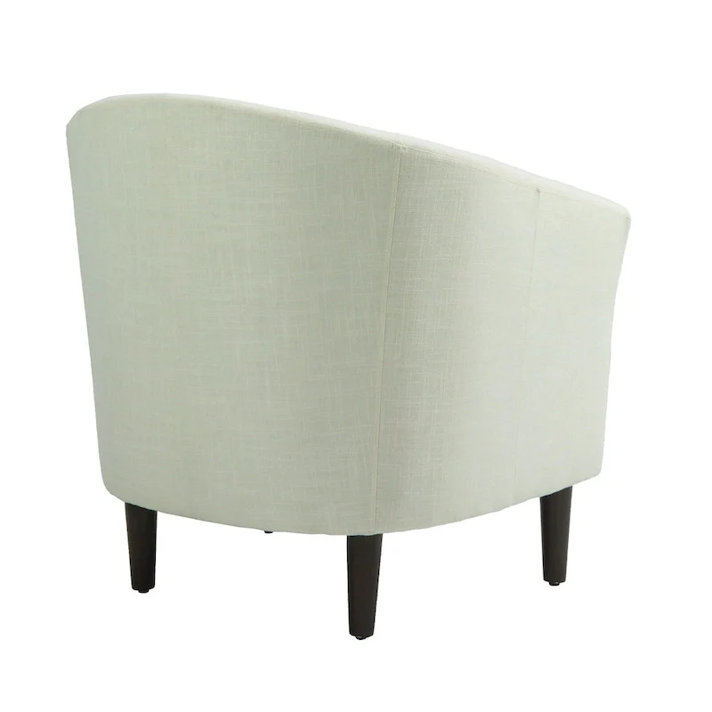 Linen Barrel Accent Chairs - Beige/Blue/Grey/Khaki/Light Grey, Modern Design