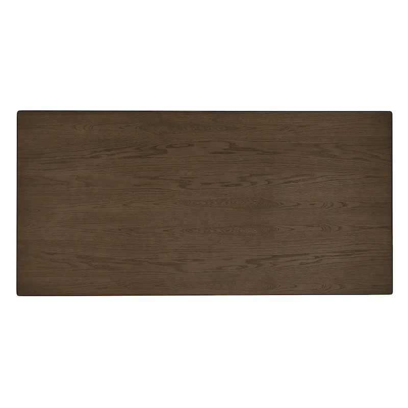 Rubberwood Dining Table, 71.64 Inch, Walnut Finish