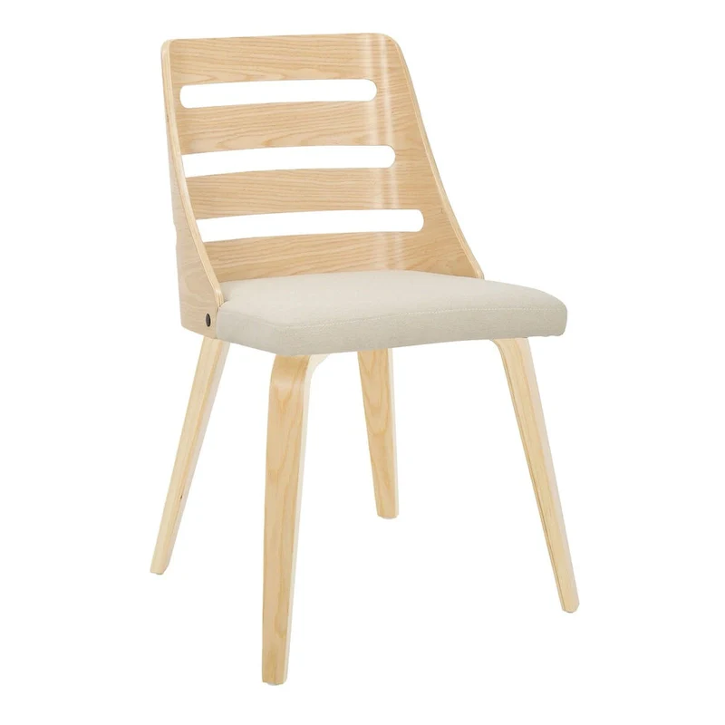 Carson Carrington Oglala Dining/Accent Chair with Bent Wood Legs (Set of 2)