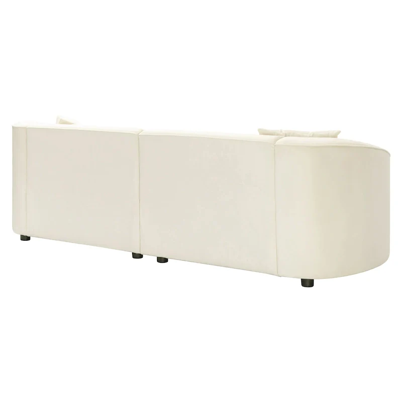 Christopher Knight Home - Allegra Sculptural 87 Curved Sofa