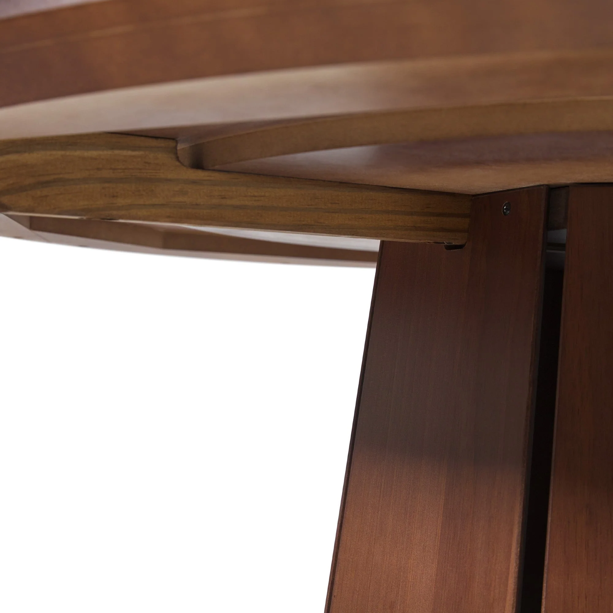 Koa 48 Round Solid Wood Pedestal Dining Table