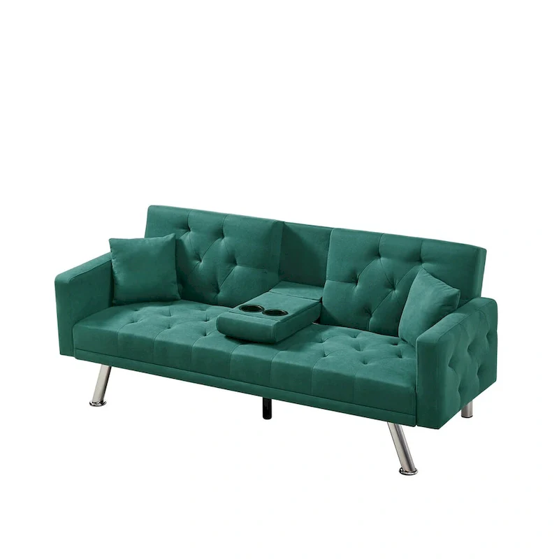 Linen Convertible Sofa