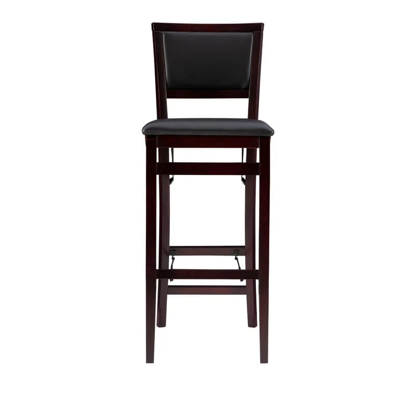 Linon Aldersey Espresso Folding Bar Stool - N/A