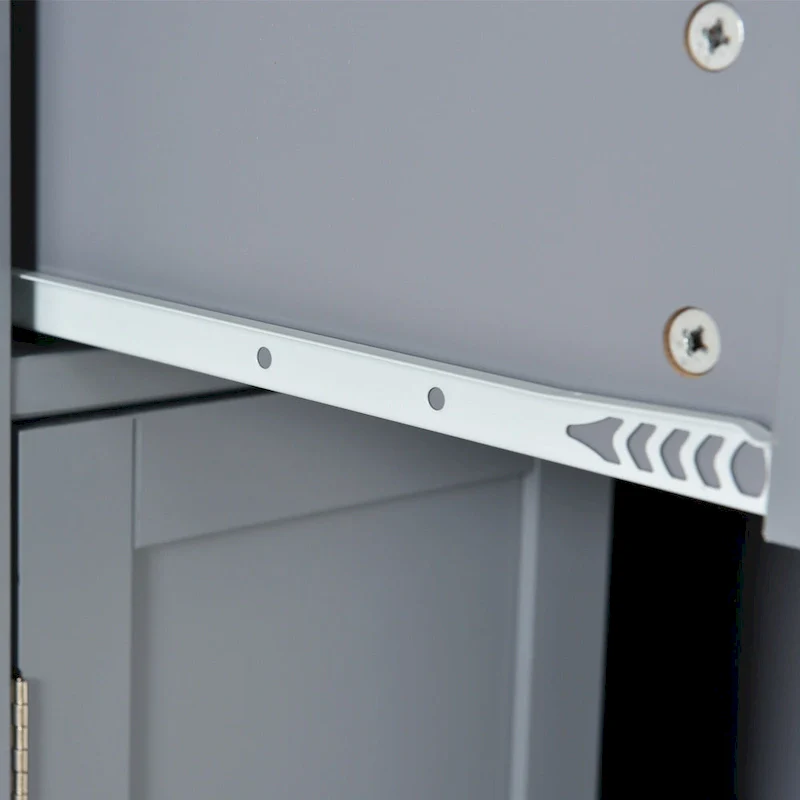 Kitchen Island Cart with Solid Wood Top