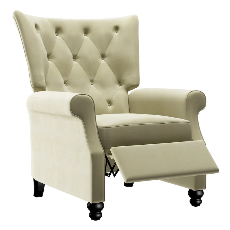 Copper Grove Plush Pushback Recliner Chairs (Set of 2)