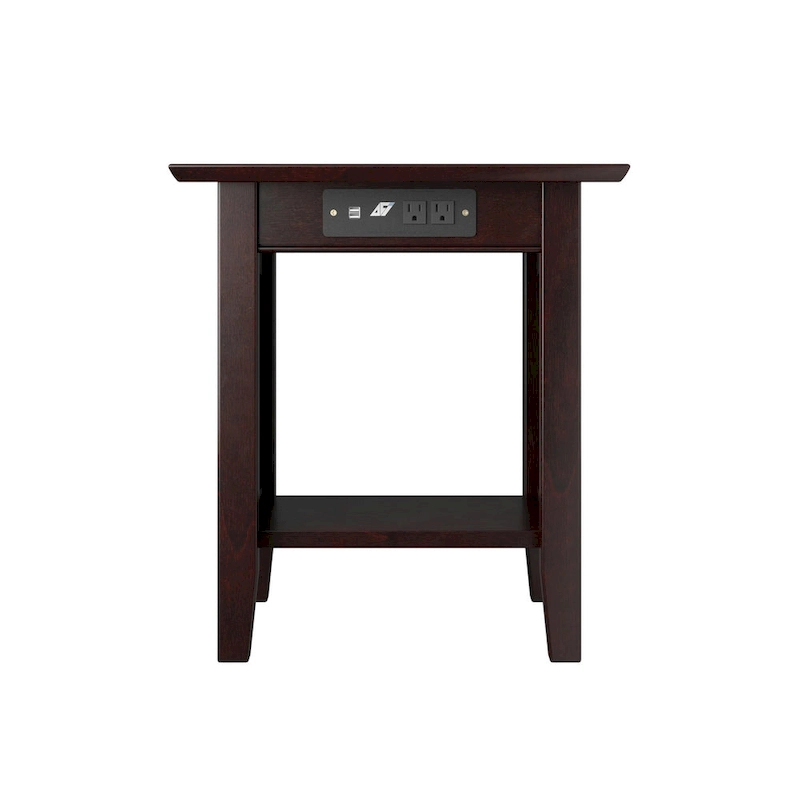 AFI Nantucket End Table with Built-in Charger