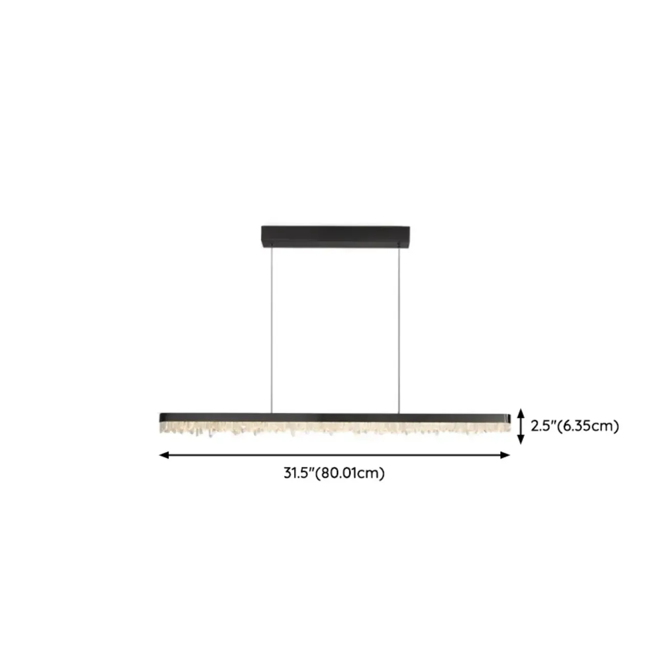 Modern Crystal Kitchen Island Pendant Light Dimmable LED