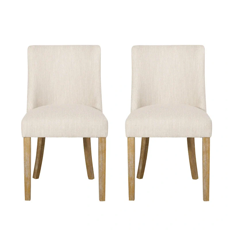 Frances Fabric Dining Chair (Set of 2) by Christopher Knight Home