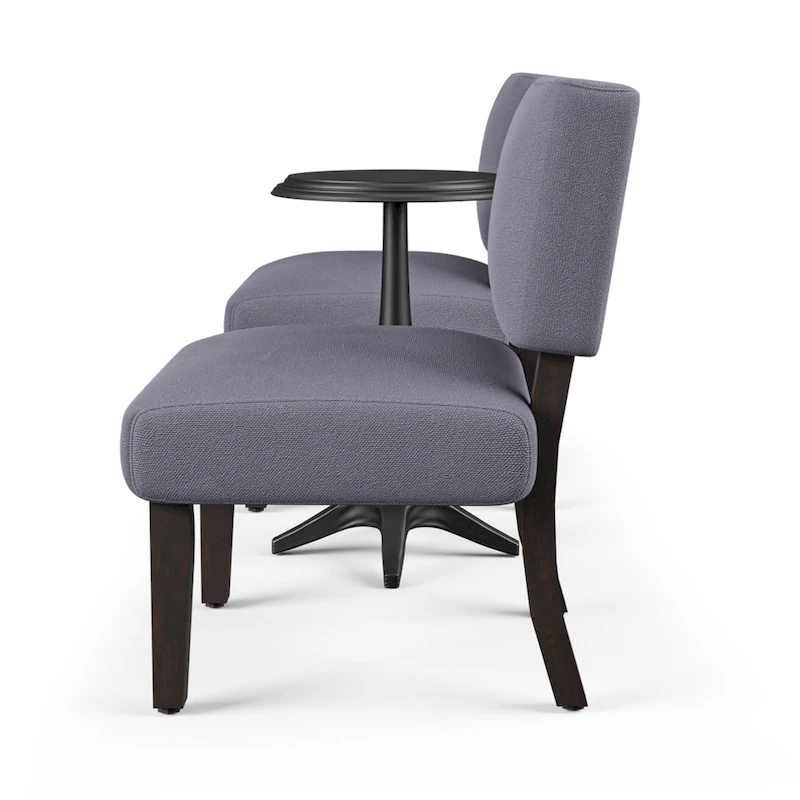 Kyer Transitional Grey Wood 3-piece Table with Chair Set by Furniture of America