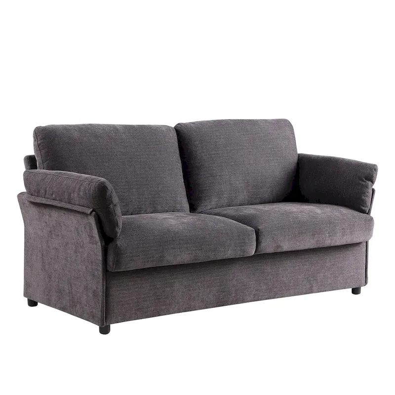 Modern Chenille Loveseat Sofa Couch