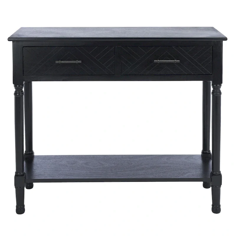 SAFAVIEH Eryka 2-Drawer Console Table - 35.5  W x 13  L x 29.5  H - 36Wx13Dx30H
