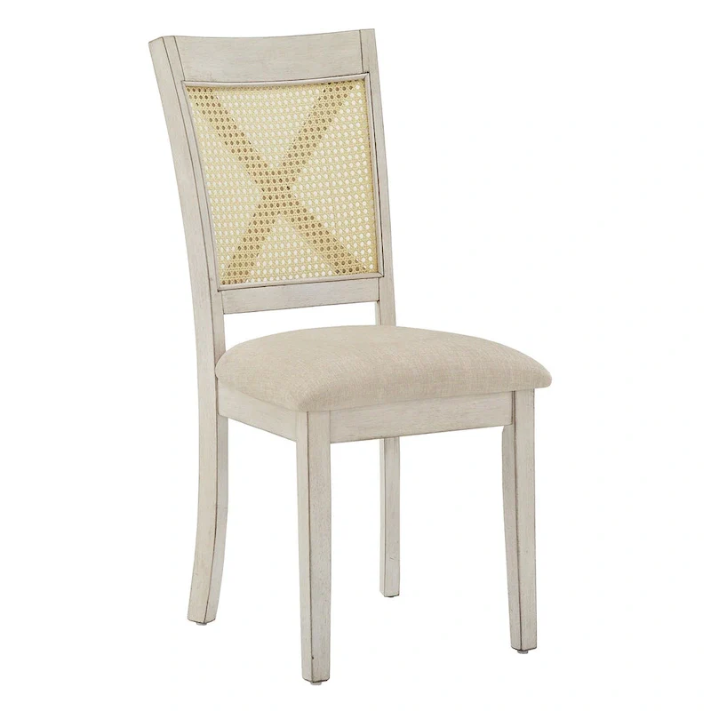 Plaga X-Back Cane Accent Dining Chair (Set of 2) by  - Dining Chair