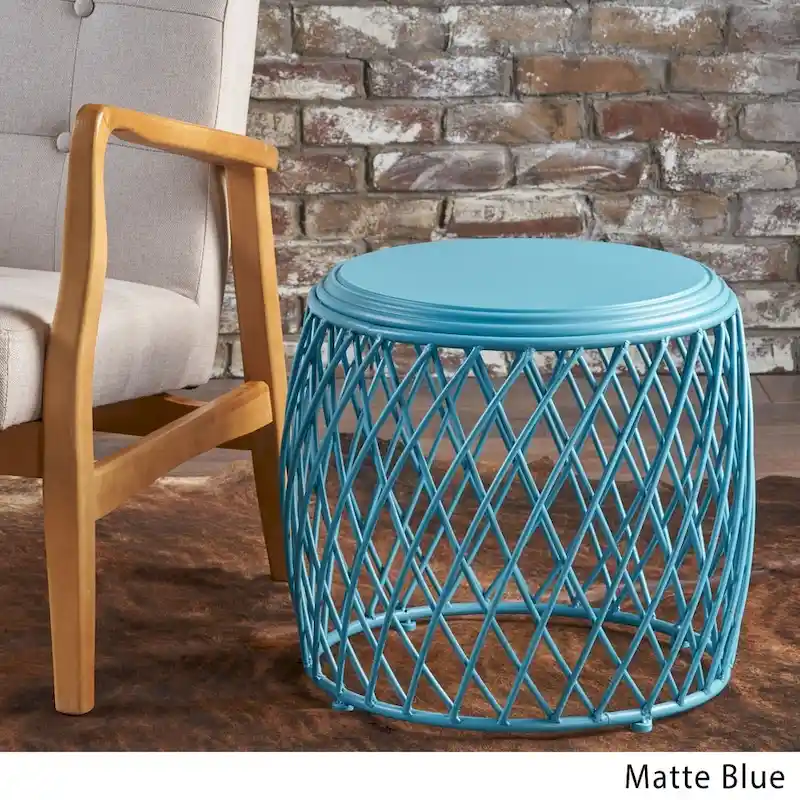 Bryony 19-inch Round Lattice Side Table by Christopher Knight Home
