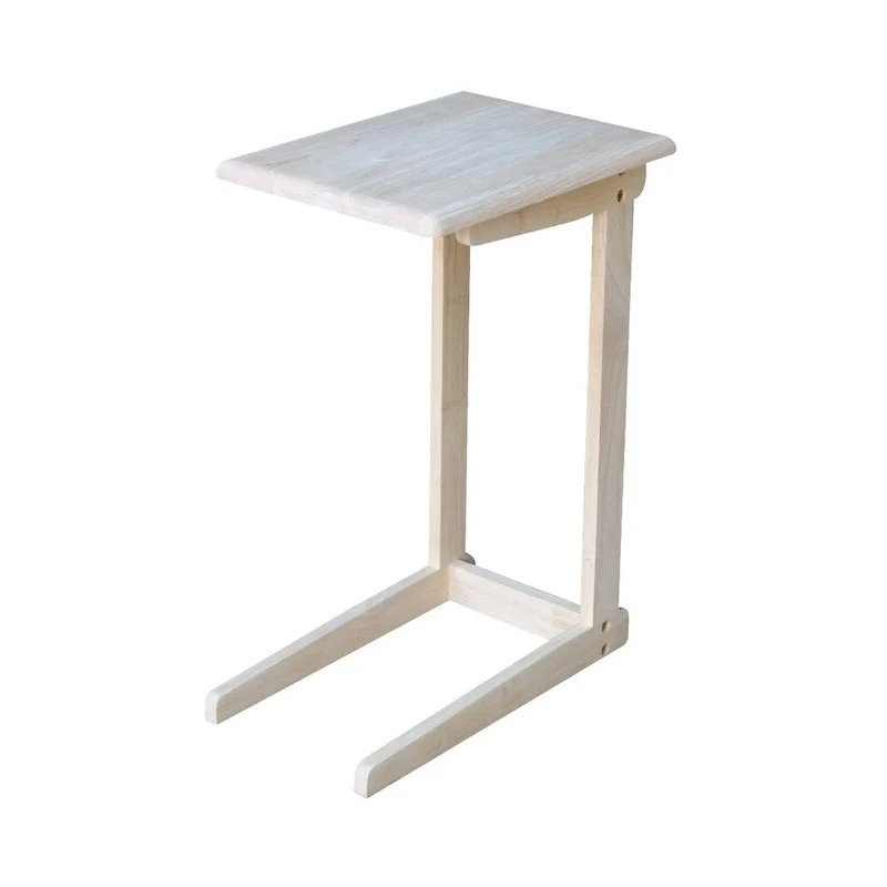 Unfinished Wood Sofa Server Table, 1-Person