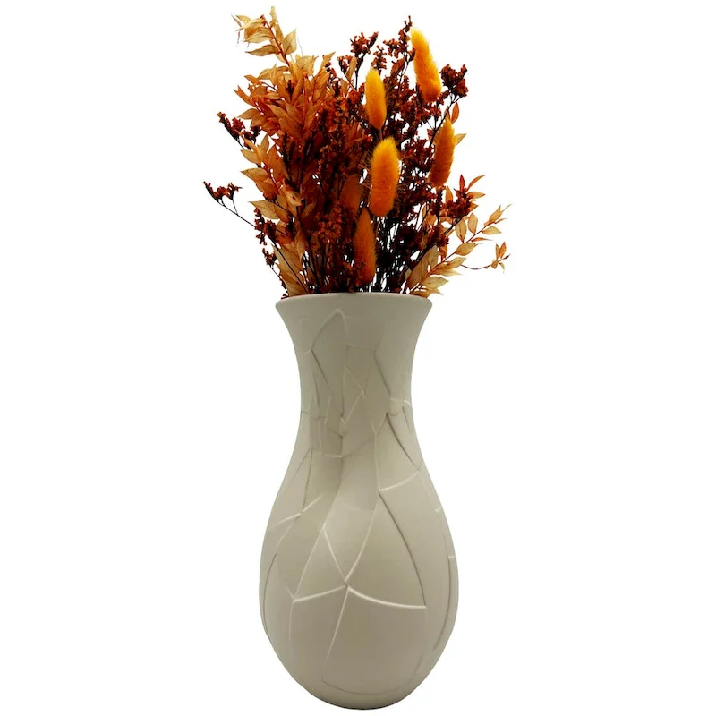 12 Inch Tall Ceramic Flower Vase