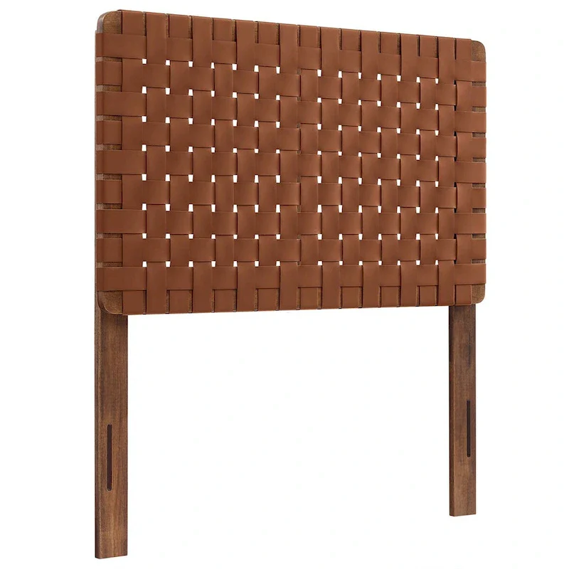 Sparta Twin/Full/Queen/King Vegan Leather Weave Headboard