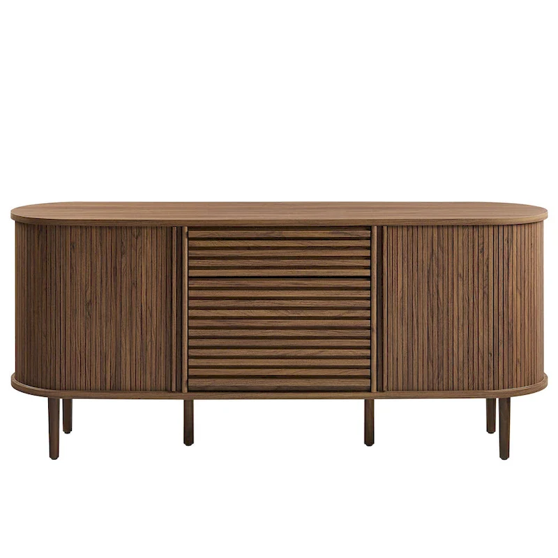 Harlan 67  Fluted Oval Sideboard Cabinet