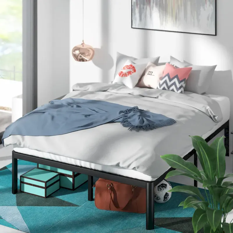 16 Inch Metal Platform Bed Frame