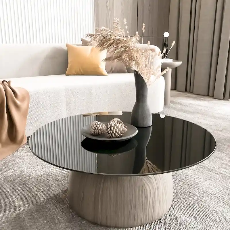 30-inch Round Tempered Glass Table -Table Top Only - 30.00 x 30.00 x 0.24