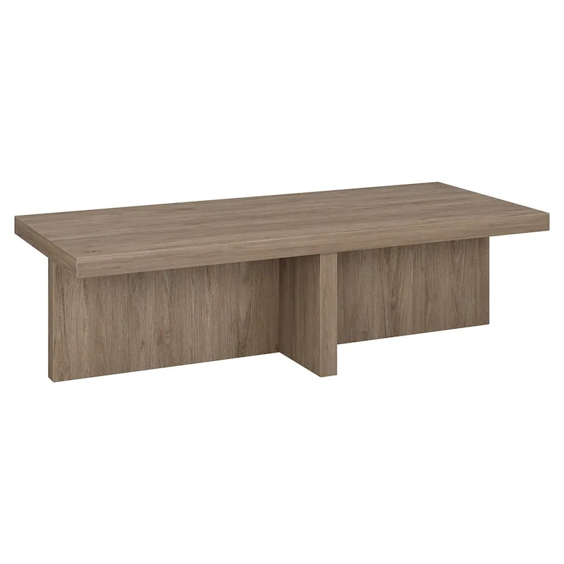 Rectangular Coffee Table - Natural Wood, Scandinavian Design, Multi-User