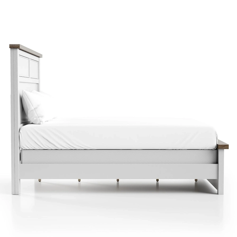Furniture of America Althea Modern Farmhouse Pinewood Panel Bed