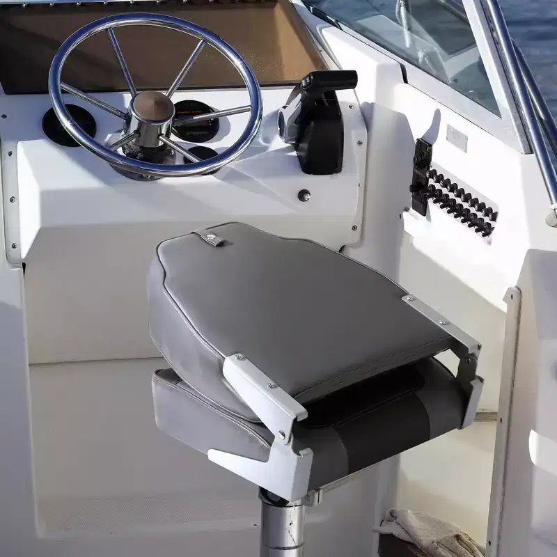 Boat Seats 2 Packs, Folding High Back Fishing Waterproof Pontoon Boat Seat, Boat Chairs with Stainless Steel Screws, Thickened Cushion