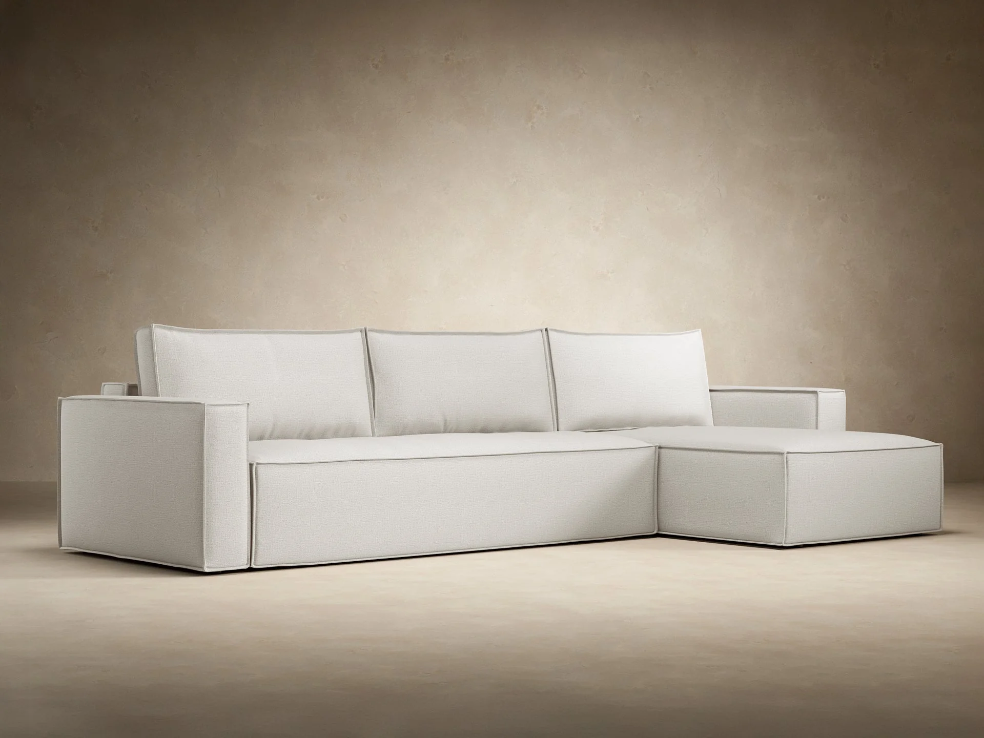 Newilla Standard Arms Sectional Sofa Bed