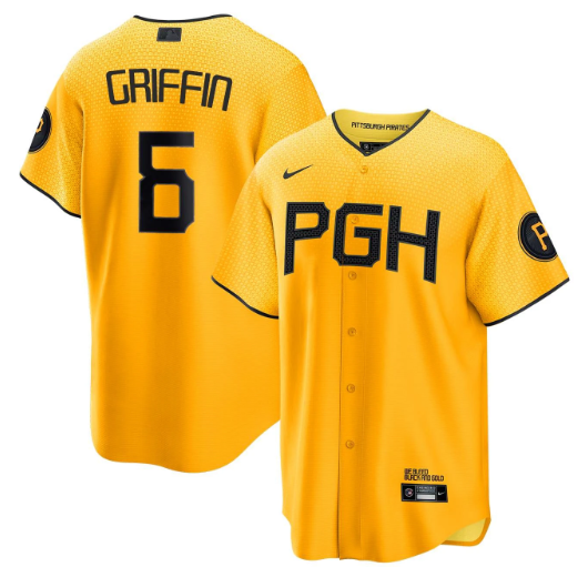 Konnor Griffin Pittsburgh Pirates City Connect Jersey