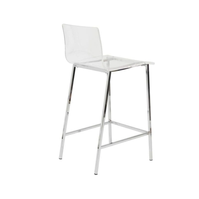 Sasha Modern Clear Transparent Stool