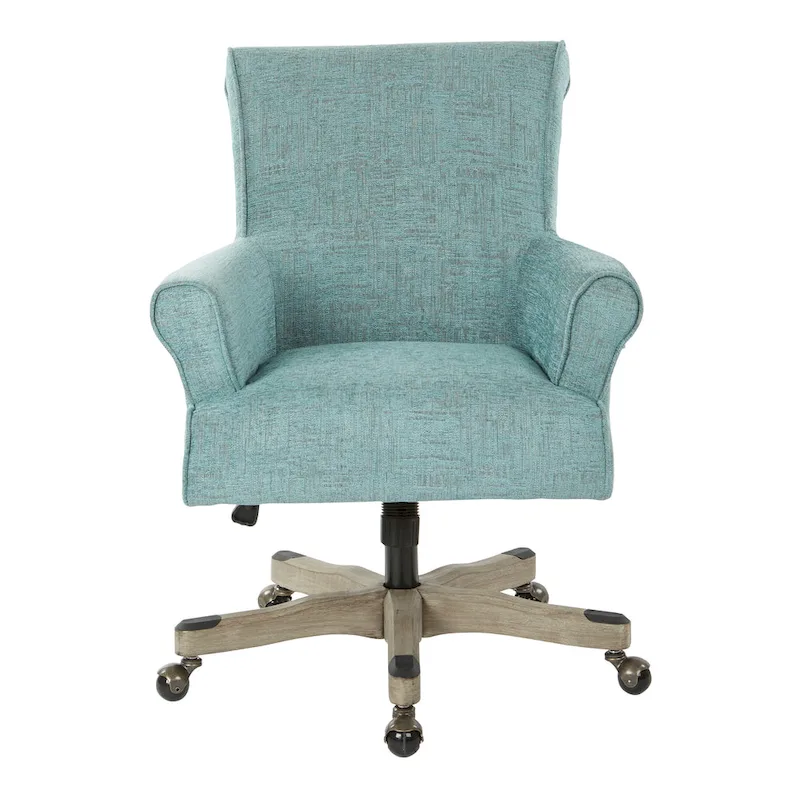 Megan Office Chair with Wood Base
