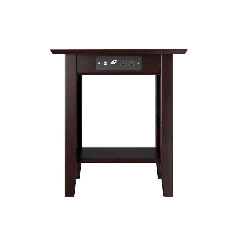 AFI Nantucket End Table with Built-in Charger