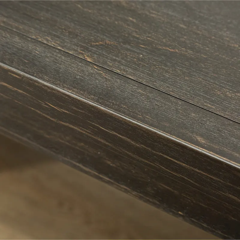 Roundhill Furniture Leviton Antique Black Finished Wood 7-piece Dining Set