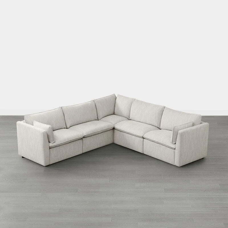 Cypress V-shape Sectional Couches Modular Sofa